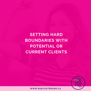 Setting hard boundaries with potential or current clients