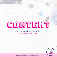 Content Filler Bundle - 20% off