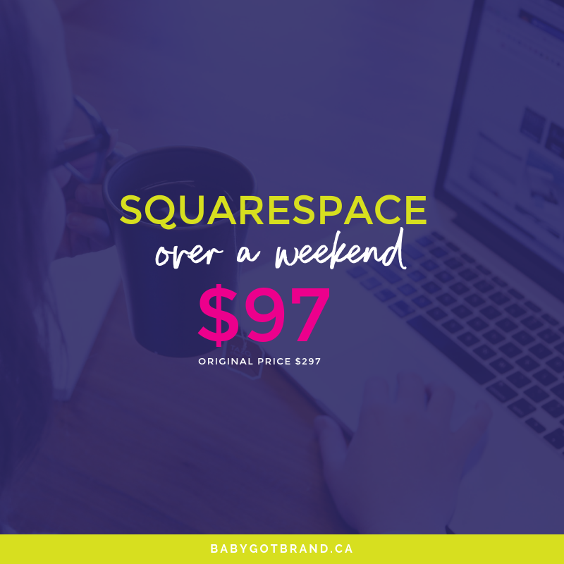 Squarespace Over A Weekend